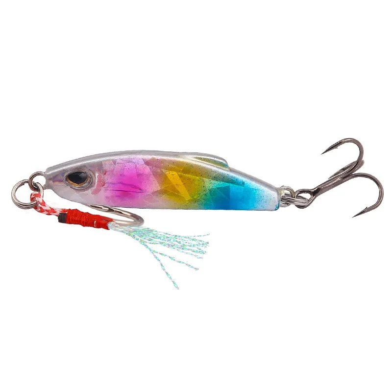 

Sinking lead metal flat slow pitch jigging lures 40-80g for squid snapper tuna