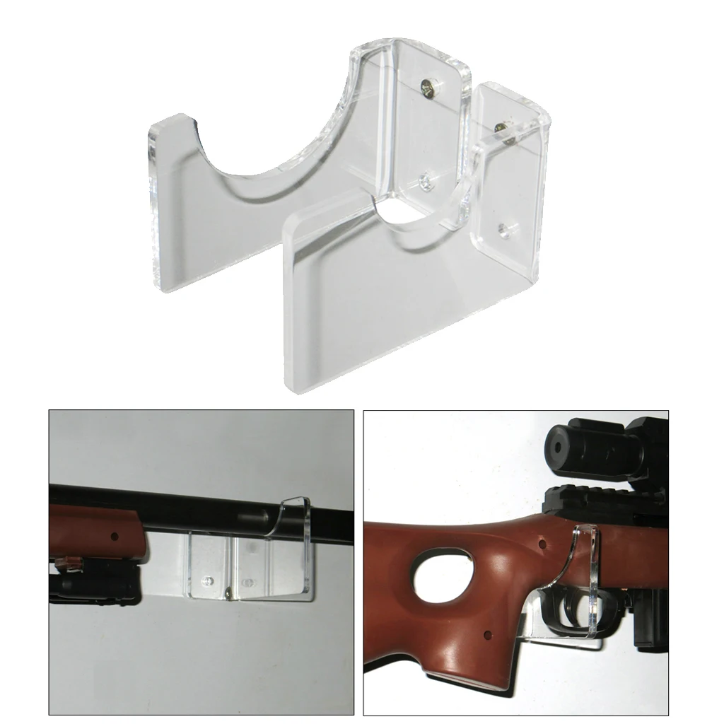 

1 Pair Rifls Holder Brackets / Rifles Wall Mount Display / Gun Fighting Stick Holder