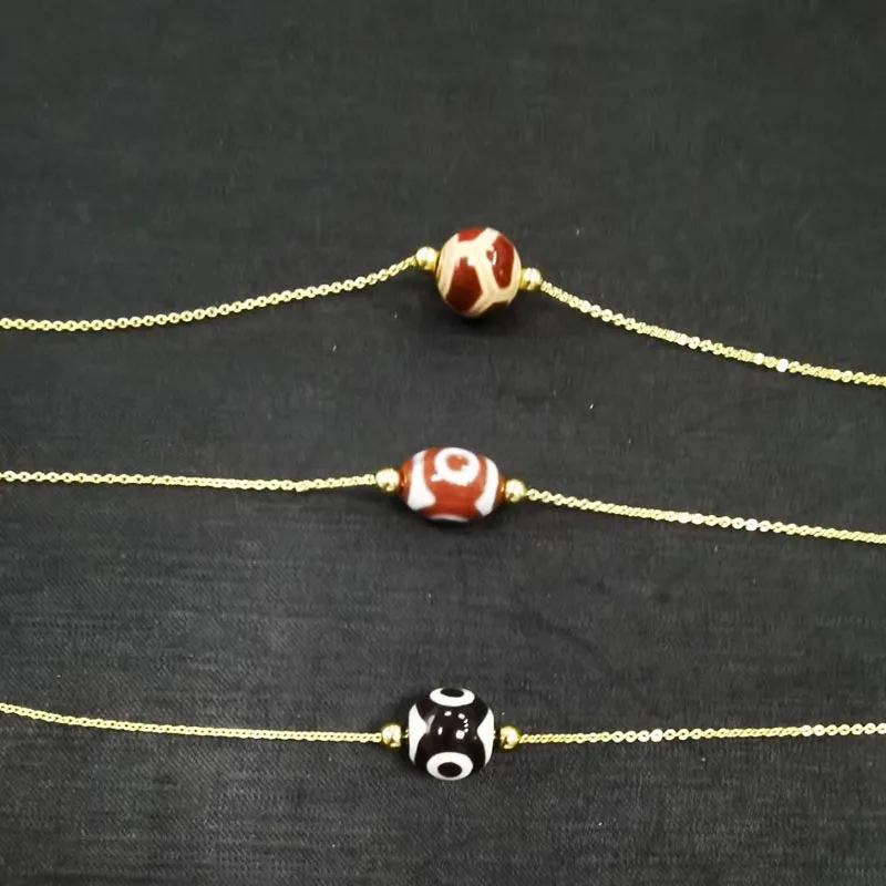 

New Arrival Dzi Beads Can Supply Necklace, Original color