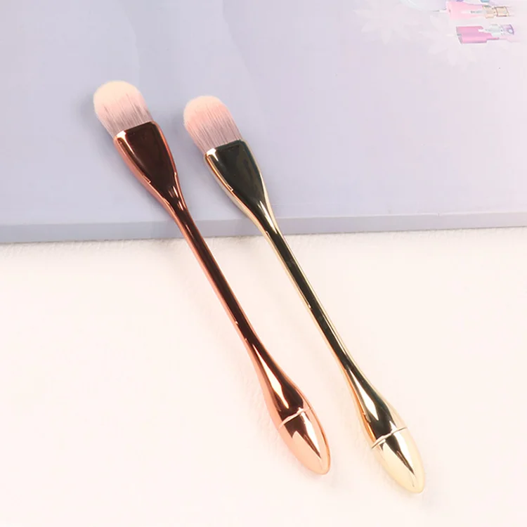 Rose Gold Mud Mask Application Nylon Hair Cosmetic Face Mask Brush