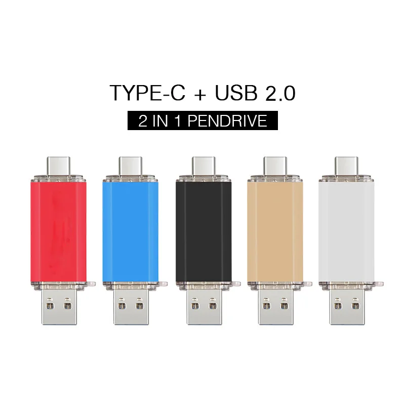 TypeC 2. 0 USB Flash Drive Pen Drive high quality 128GB Micro Usb Stick 16GB 32GB 64GB Pendrive for Type-C Device - ANKUX.COM