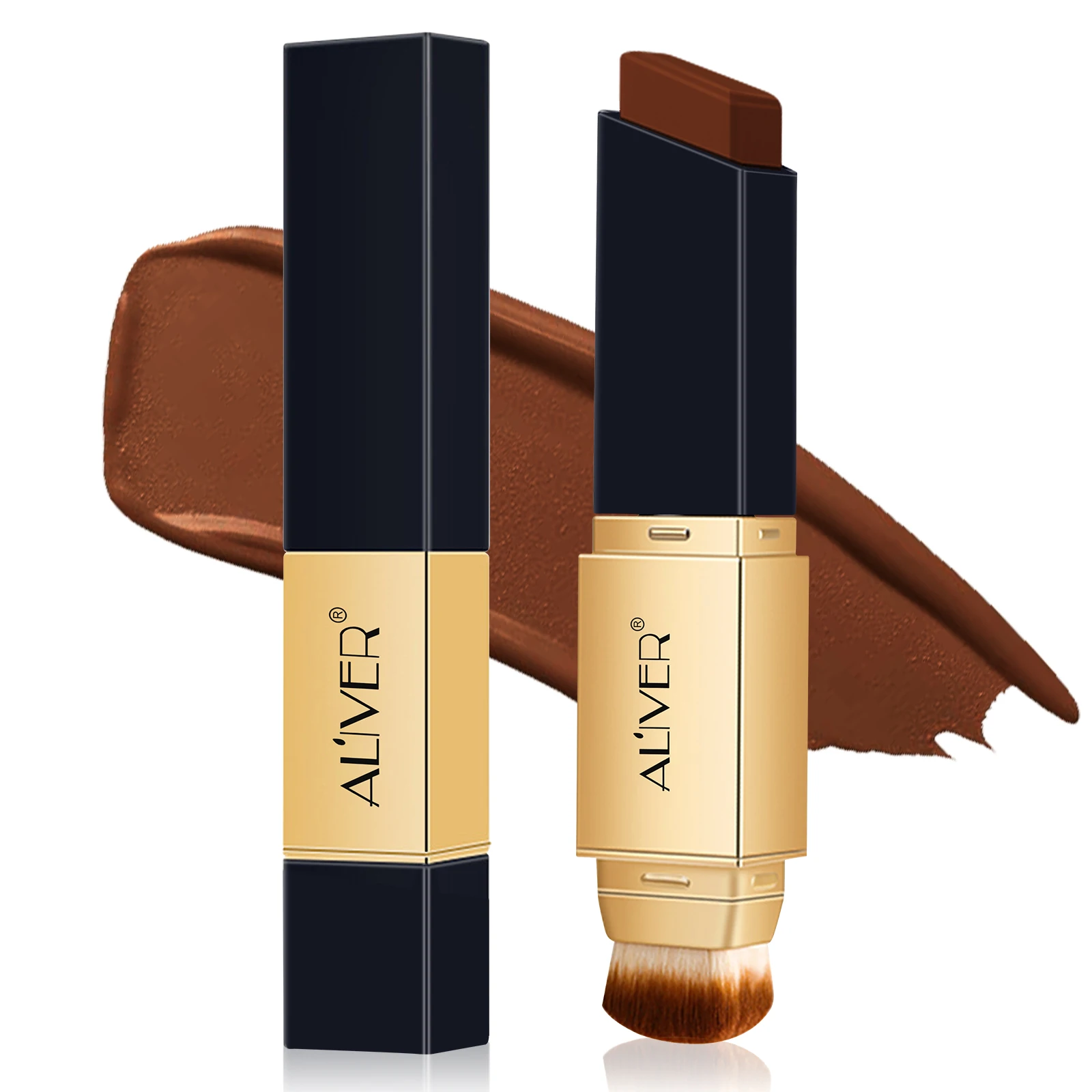 

Double-Head Lightweight Smooth Coverage Long Lasting Makeup Full Coverage Face Foundation Concealer Stick for Women & Girl