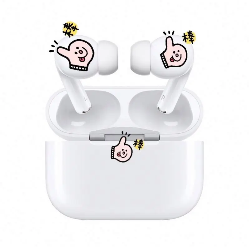 

2021 GPS With Wireless Headset Charging TWS Earbuds Air Pro 3 In-ear Waterproof Earphones Headphones Noise Cancelling, White blue yellow pink black