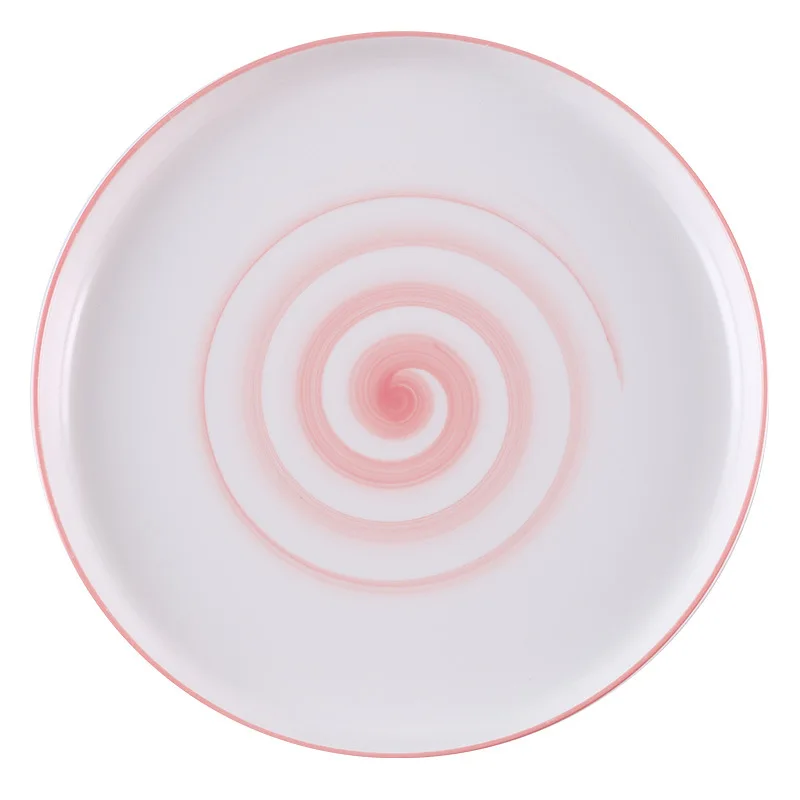 

In stock hand painted ceramic dinner plates dinner plates ceramic porcelain, Blue and pink