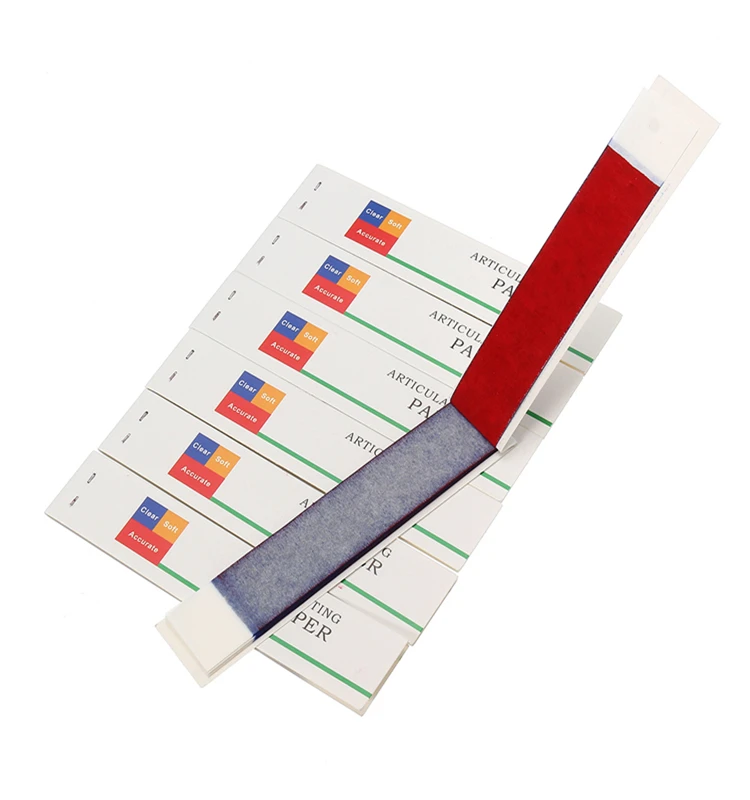 Full Medical 300 Sheets/box Dental Articulating Paper Blue Strips