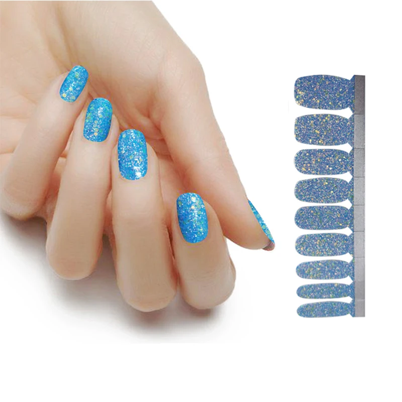 

Korean Nail Strip Wraps Fashionable Brand Nail Polish Stickers, Colorful