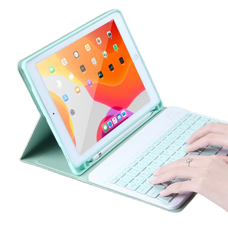 

PU Leather Shockproof Case Smart air 4 10.2 11 12.9 inch Tablet Covers for Apple iPad Pro Case with keyboard