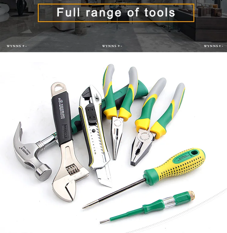 Repairing box hand tools household kit for home use tool set