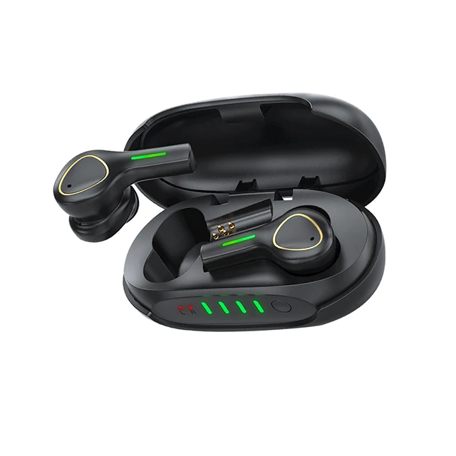 

Custom Logo Earphones Headphones Headsets Dual Driver with IPX6 Waterproof Touch Control ANC Reduction Wireless Earphone