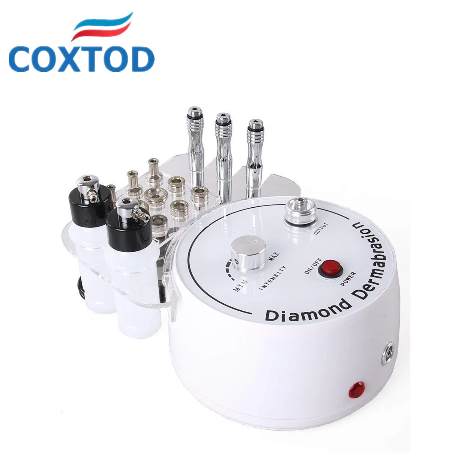 

Diamond Microdermabrasion Dermabrasion Machine Water Spray Exfoliation Beauty Machine Wrinkle Face Peeling Machine, White