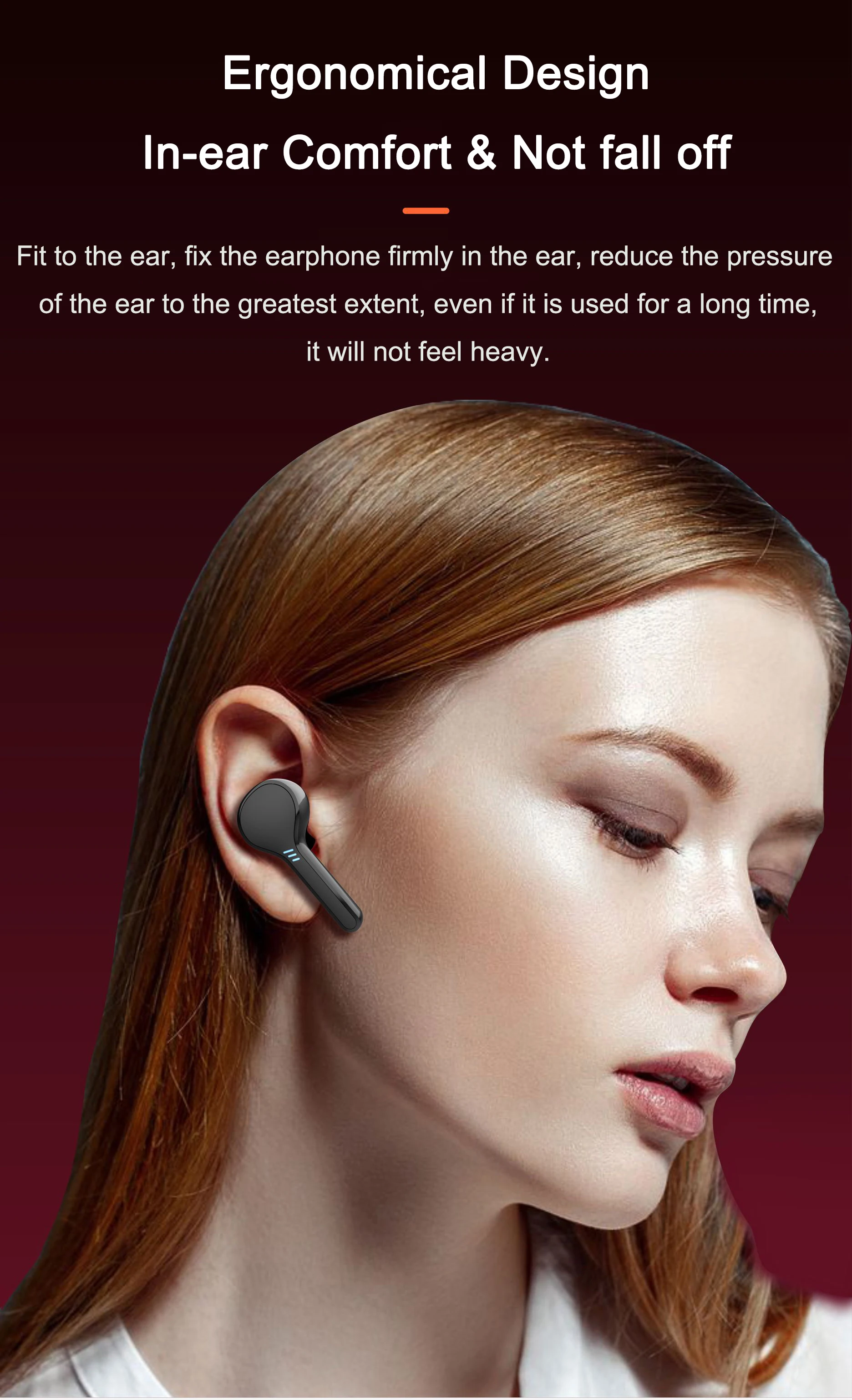 Tws headphone wireless bluetooth 5.0 earphone mini earphone sports driving headset wireless bluetooth earbuds with charing box - ANKUX.COM