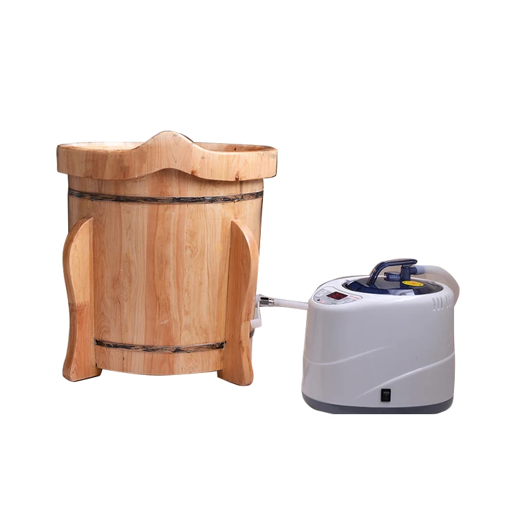 

Big Size Women Health Care Steam Yoni Steam Fumigation Wooden Bucket With Steamer