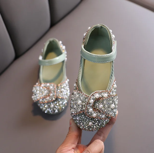 

Casual Girls Baby Shoes Slip on Dance Shoes