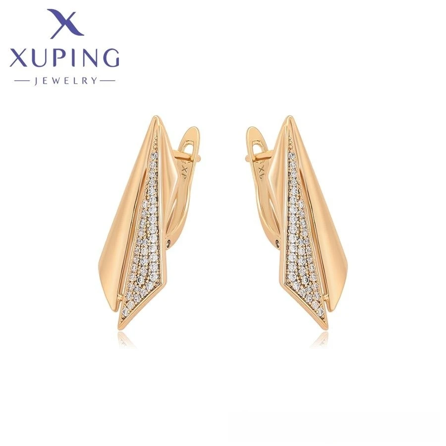 

S00104795 xuping jewelryFashion hot sale women earrings personality charm 18K gold color delicate elegant fine jewelry earrings