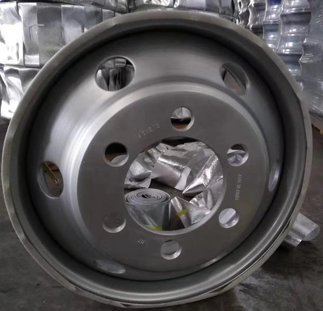 

19.5x6.75 Heavy duty silver truck steel wheel rim, Customer demands