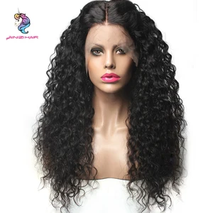 AINIZI Factory wholesale cheap lace wig Lace front synthetic wigs For Black woman Kinky Curly Hair 2