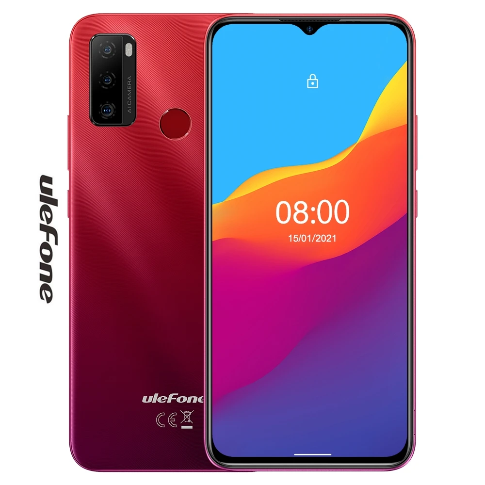 

Global New Ulefone Note 10 2GB 32GB Triple Bcak Cameras Smartphone 5500mAh Battery 6.52 inch Android 11 4G Mobile Phone