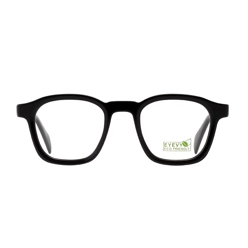 

2022 Wholesale High Quality Retro Recycled Biodegradable Spectacle Bevel BIO ECO Acetate Frame Optical Glasses 2022