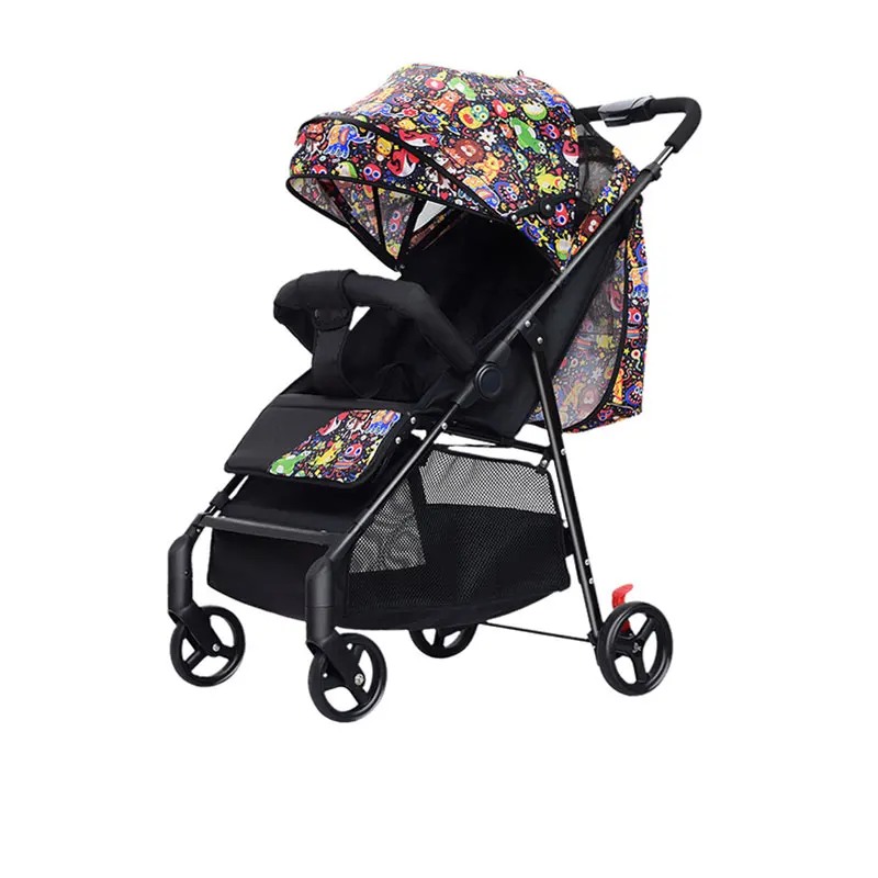 

Infant Manufacturer Folding Mima Stroller, Baby Items High Landscape Baby Trolley/, Pink/blue/green/gray/red/flower color