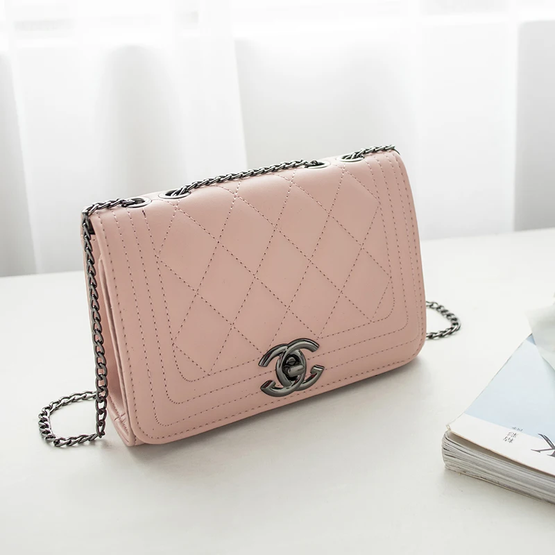 

New girl shoulder bag messenger chain bag jin pin handbag woman bags luxury handbags 2021, Black,red.