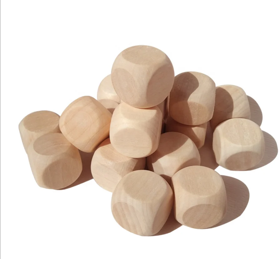 

The custom blank wooden dices,large wooden dice for DIY,games