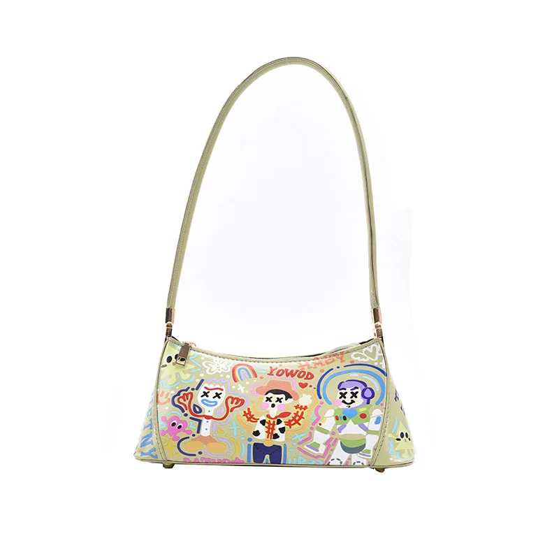 

2021High Quality Lovely Graffiti Colourful Shoulder Bags for Women designer handbag