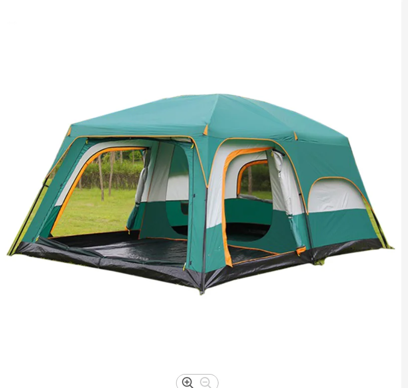 

2022 In stock Soon Delivery 8-12 Person Tent Large Luxury Wind Resistant Family Camping Tent