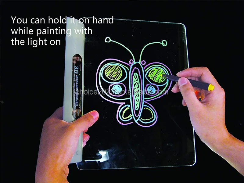 light up tracing pad-kids magic pad