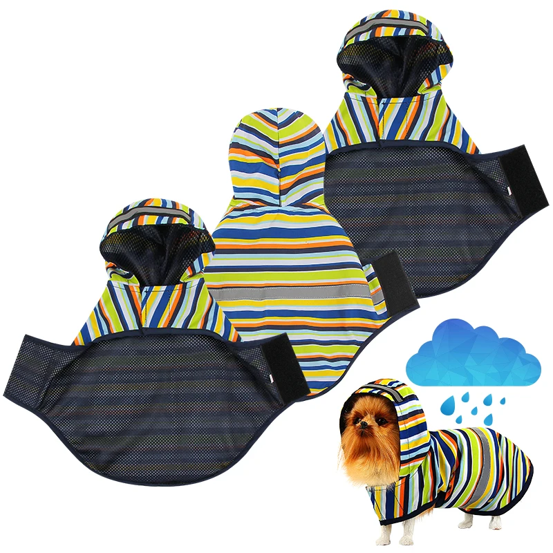 

COLLABOR Dog Coat Rainproof Raincoat Dog Pet Storm Coat Waterproof Jacket, Solid, digital print