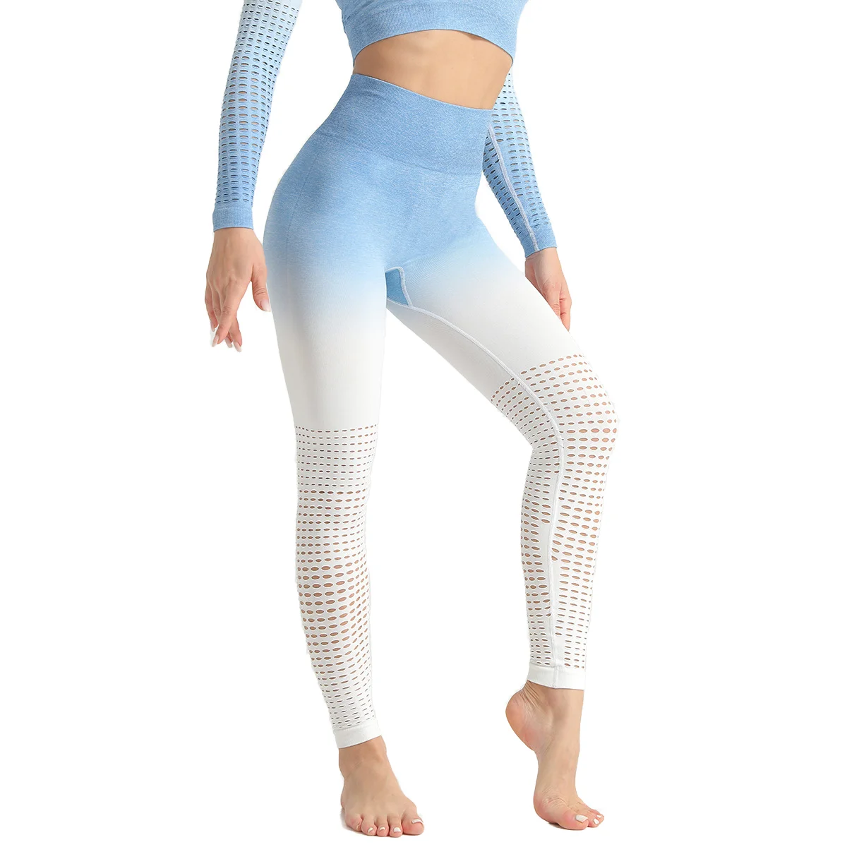 抗菌High Elasticity镂空Yoga Pants