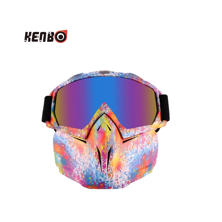 

Kenbo Eyewear 2021 Outdoor Motorcycle Glasses Ski Helmet With Goggles High Quality Sunglasses And Ski Multi-purpose Goggles