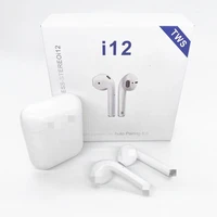 

I12 TWS 2019 Hot Earphone Handsfree Touch Control TWS earbuds i12 for iPhone X Auto Pairing Wireless Headphone i12