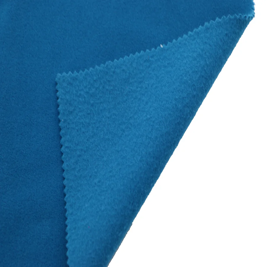 
100% Polyester Polartec Brushed fleece Velveteen Fabric For Fasion Jacket 