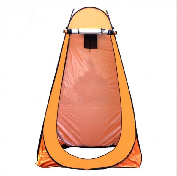 

Thick silver-coated polyester Folding tent DRxb Pop up bath shower cloth changing tent