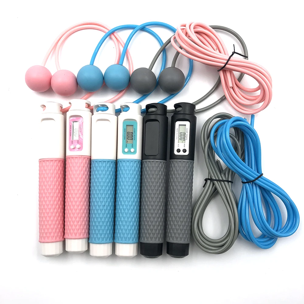 

Wholesale Mini Home Gym Workout Equipment Set Fitness Weighted Bearing Adjustable Speed Skipping Jump Rope OEM Custom Fashion, 4 colors
