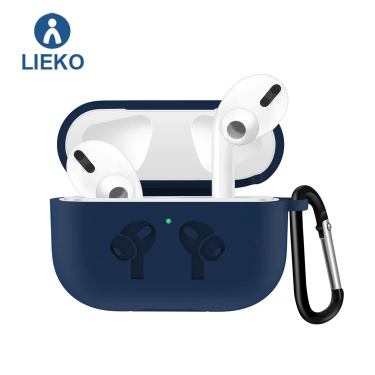 

Hot Selling Products liquid silicone Case for airpods pro case, Blue,red,grey,black,customized color
