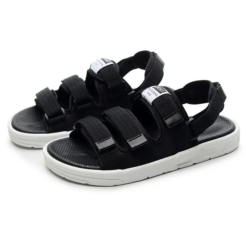 

Men Beach Sports Slippers Beach Walking Sandals with Three Straps, Customized color