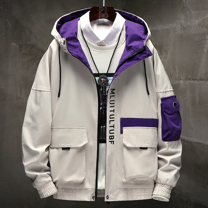 

big pocket casual loose mens jacket good quality comfortable wind jacket plus size zip-front snowboard jacket, Light blue,dark blue, gray color,customized color