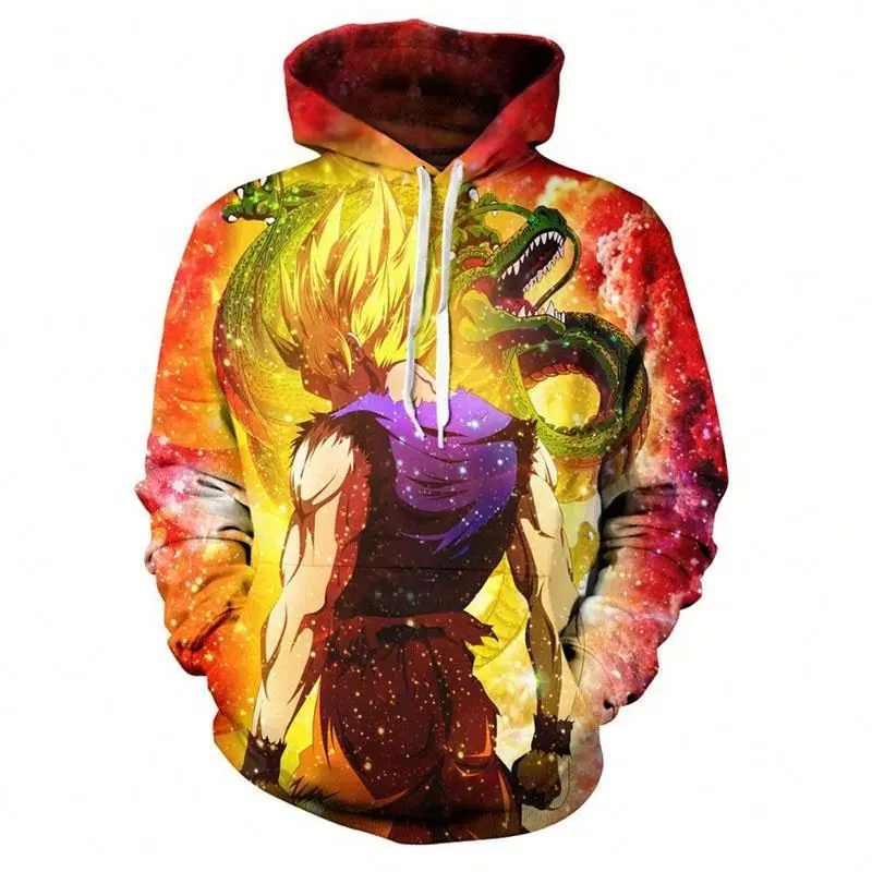 

Men 3D Hoodie goku Wukong pullover DBZ Strong Wukong Sweatshirt Outerwear Hoody Custom Oversized Hoodie, Customized color