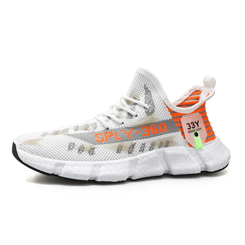 

Summer luminous leisure explosive style flying shoes men's sports shoes, 3 colors