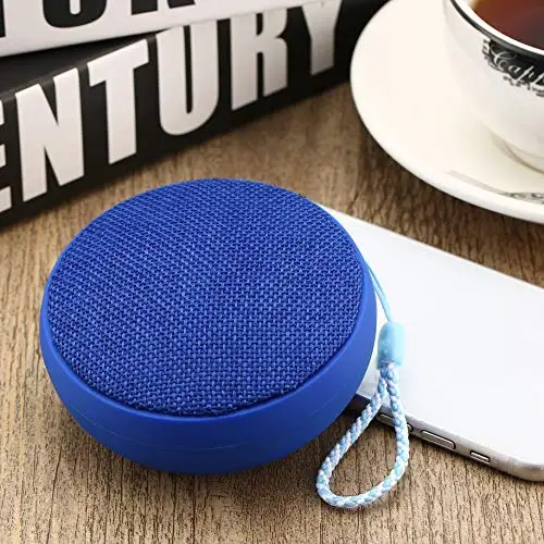 Cloth Round Q9 Mini Portable Subwoofer Bluetooth Speaker Wireless Outdoor Hands-free Speaker - ANKUX.COM