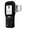 Industrial portable Handheld RFID NFC PDA Android with barcode scanner built in printer