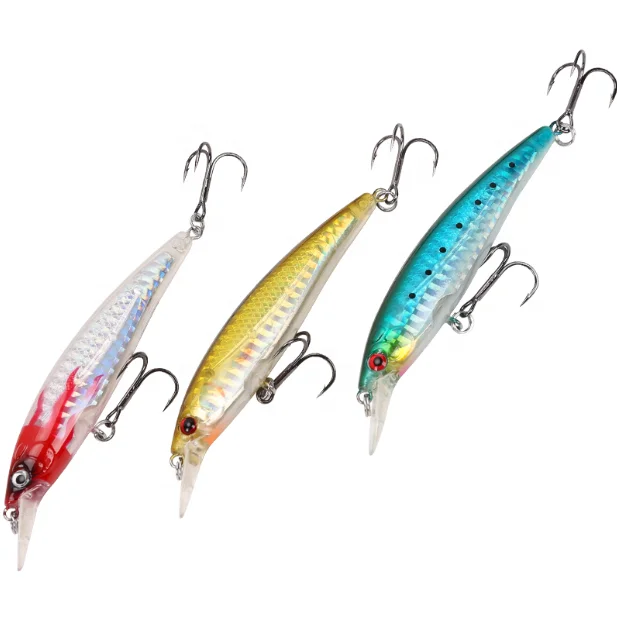 

Minnow lure hard bait 85mm 9g long casting cast lure Minnow hard bass lures, 7colors