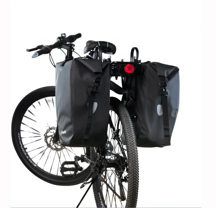 

HiBO Cycling Waterproof PVC Bicycle Pannier Bag For Rear Rack, Customized color