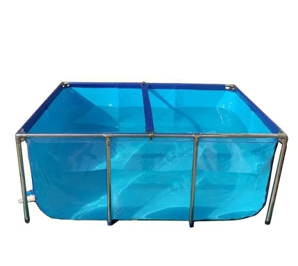 

Lvju Beautiful Fresh Water Saltwater Aquarium Accessories Fish Tank 100 Gallon 400L 2ft Pool Fish Tank, Blue and one side clear/custom