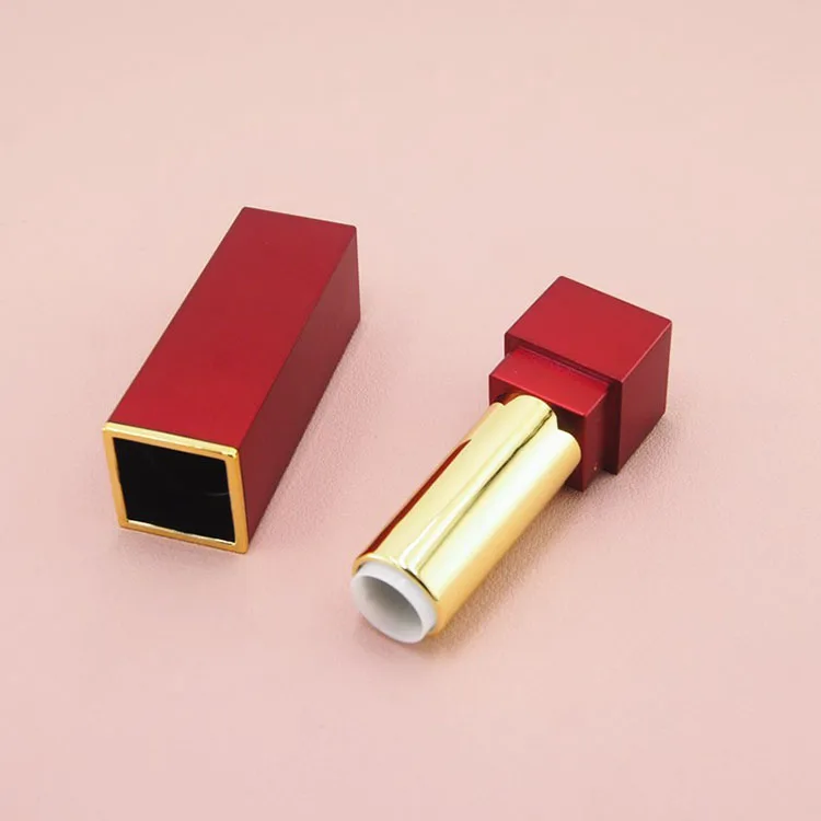 gold rim lipstick tube