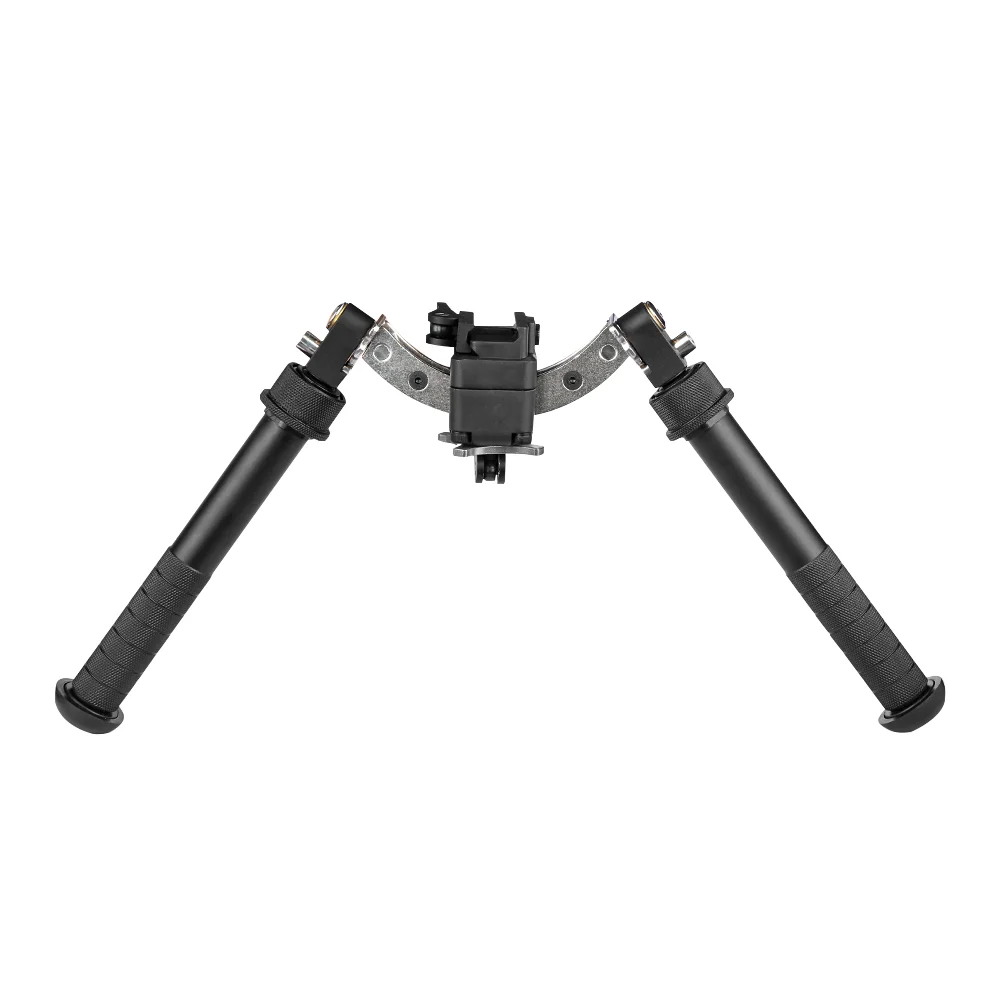 

V10 metal Tactical Tripod Adjustable Quick Release Fit 20mm Picatinny Rail Bipod For Rifle Hunting Accessories, Black