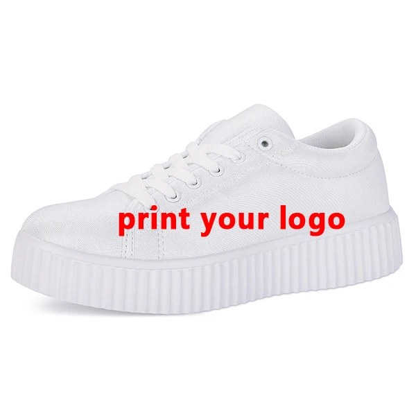 

Beautiful custom printed medium 4 cm women height increasing walking trendy shoes low top sneakers ladies platform elegant shoes, Customized