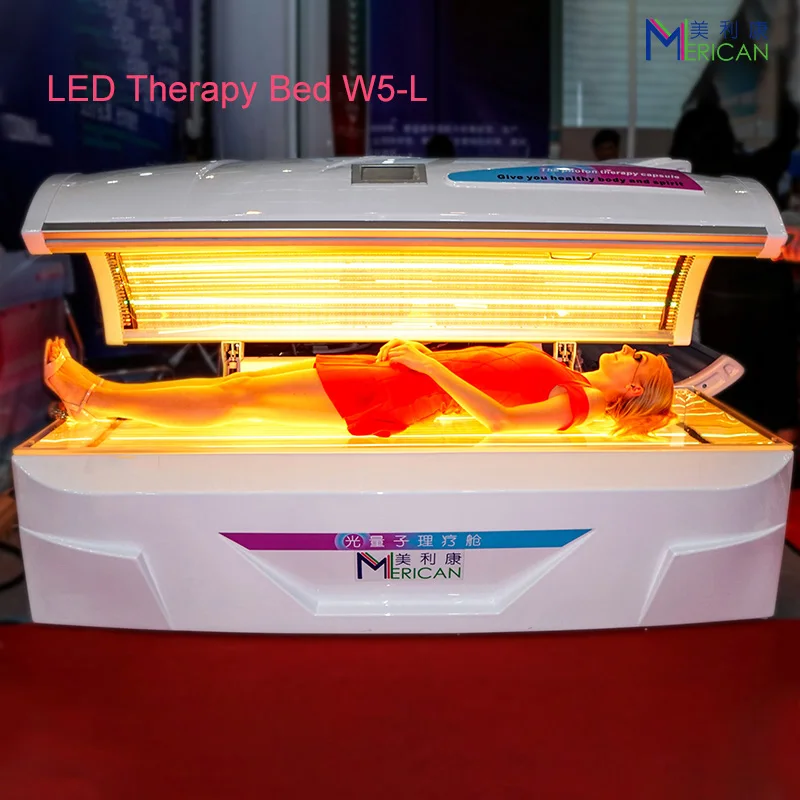 Whole Body Led Light Therapy Capsule M5 Pdt Red Infrared Bed For Skin