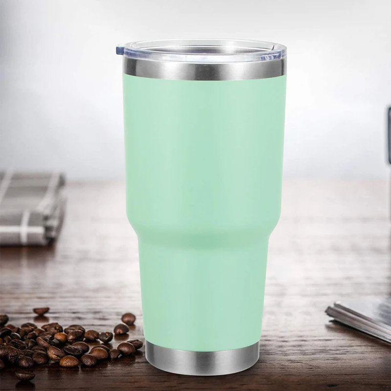 

20oz 30oz blank sublimation insulated tumbler with straw, Customized color